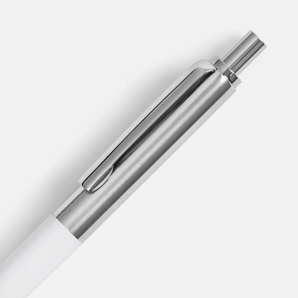 Ручка шариковая Popular белая - фото 3