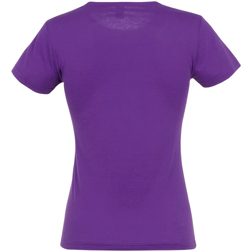 Футболка женская Miss 150 темно-фиолетовая - фото 2
