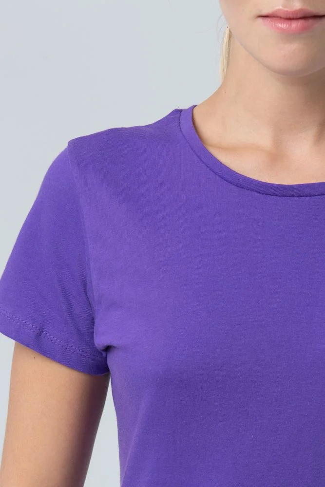 Футболка женская Miss 150 темно-фиолетовая - фото 7