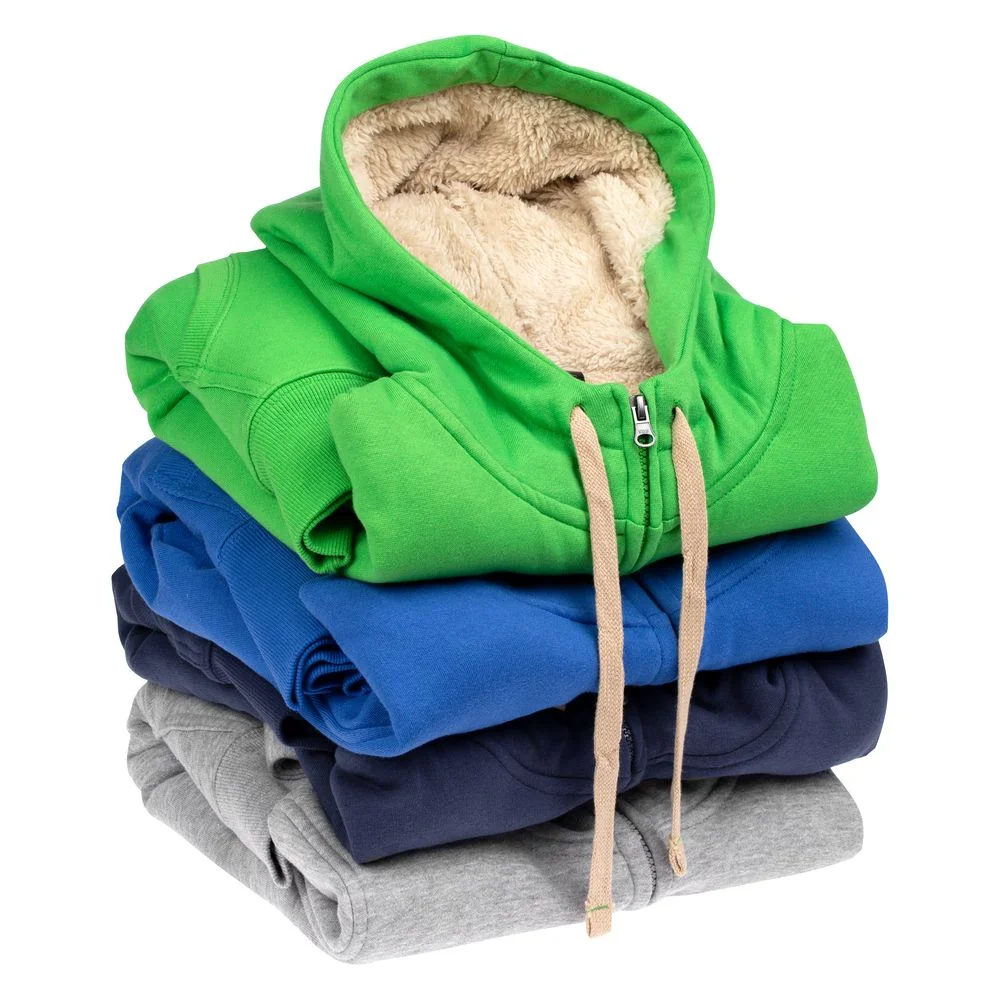 Толстовка унисекс на молнии Sherpa 280 темно-синяя - фото 12