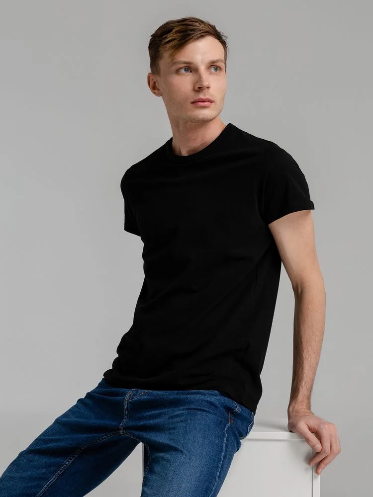 Футболка мужская Regent Fit 150 черная - фото 6