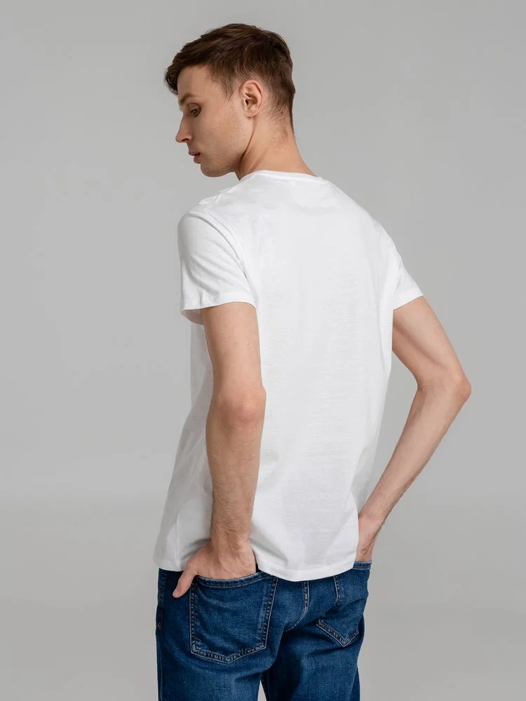 Футболка мужская Regent Fit 150 белая - фото 4
