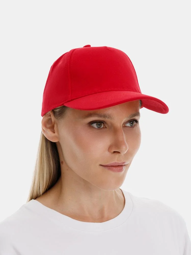 Бейсболка Long Beach, красная - фото 5