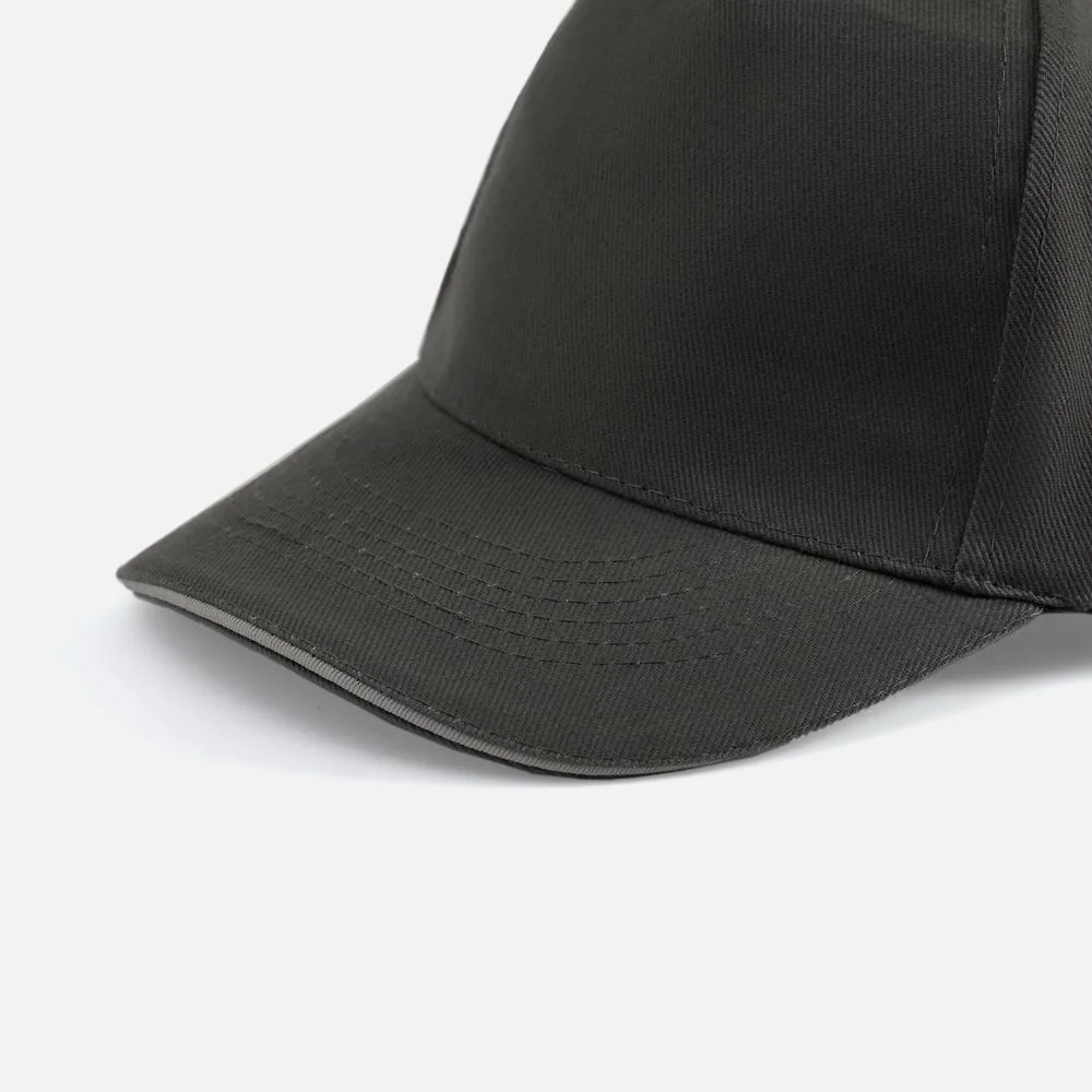 Бейсболка Long Beach, темно-серая со светло-серым - фото 2