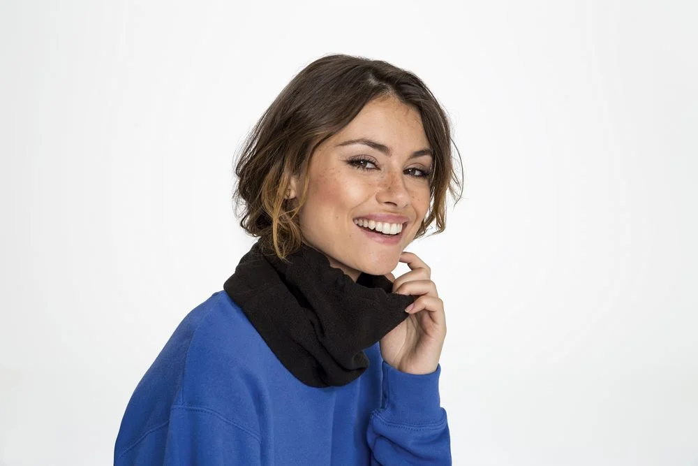 Шапка-шарф с утяжкой Blizzard черная - фото 4