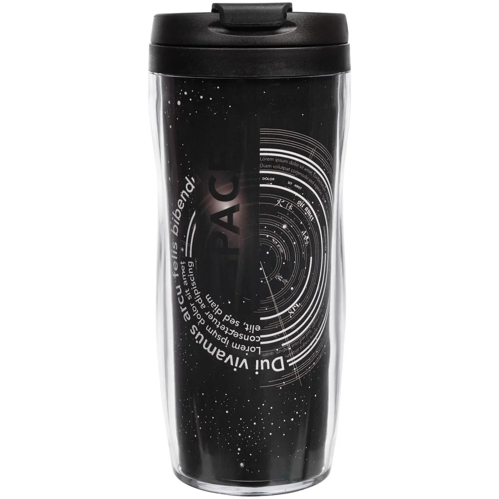 Термостакан Poster с черной крышкой - фото 2