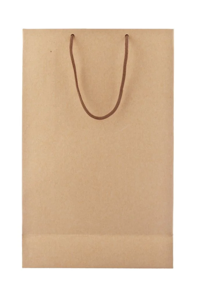 Пакет бумажный Крафт M неокрашенный - фото 2