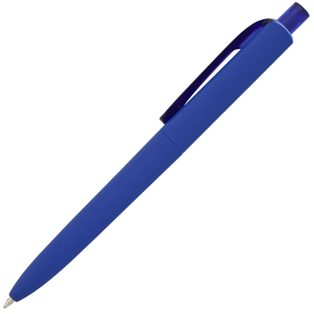 Ручка шариковая Prodir DS8 PRR-T Soft Touch синяя - фото 3