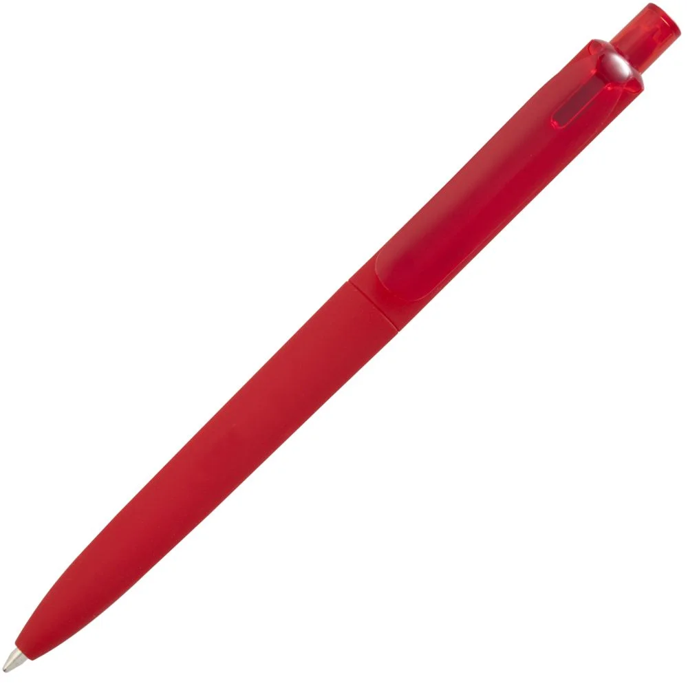 Ручка шариковая Prodir DS8 PRR-T Soft Touch красная - фото 2