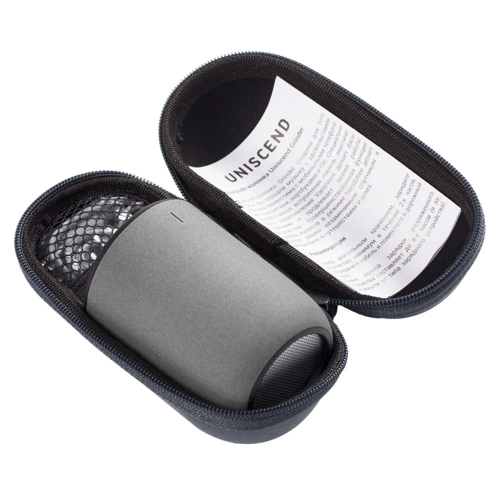 Беспроводная колонка Uniscend Grinder, серая - фото 7