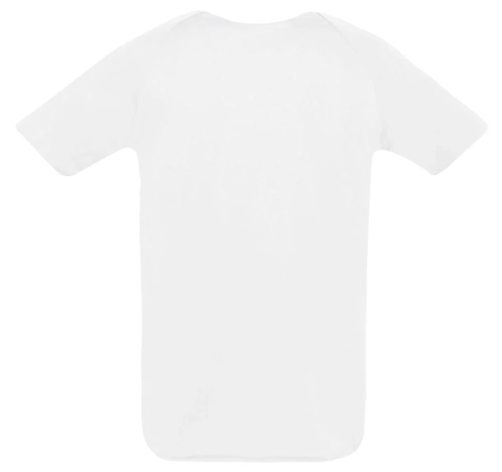 Футболка унисекс Sporty 140, белая - фото 2