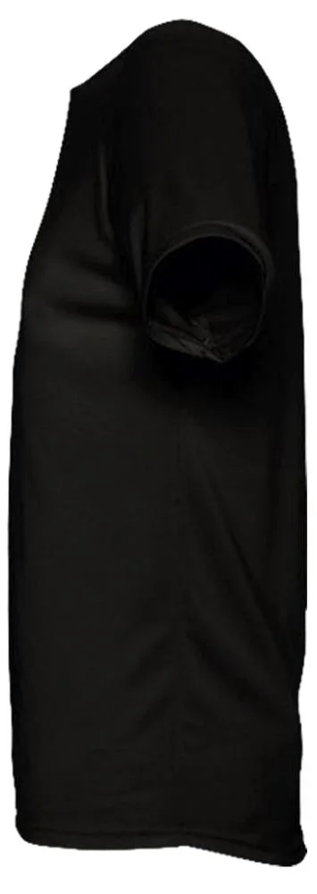 Футболка унисекс Sporty 140, черная - фото 3