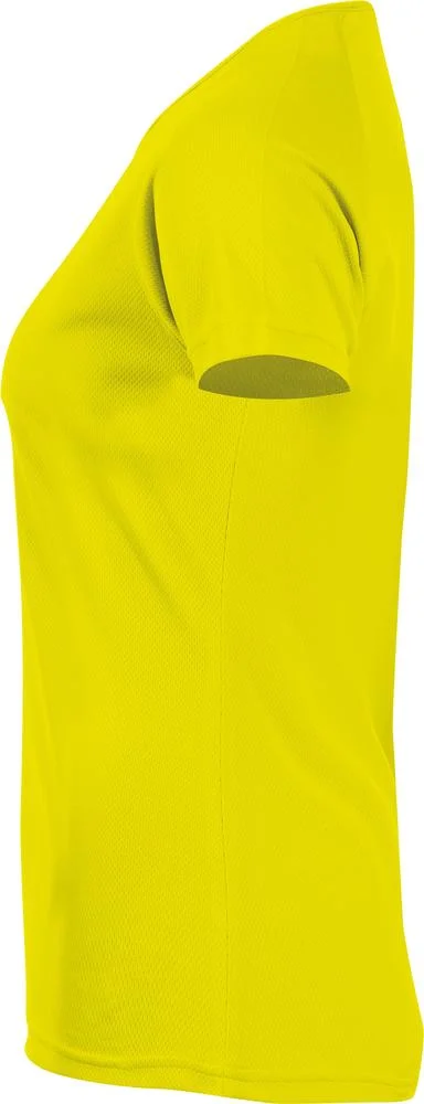 Футболка женская Sporty Women 140 желтый неон - фото 2