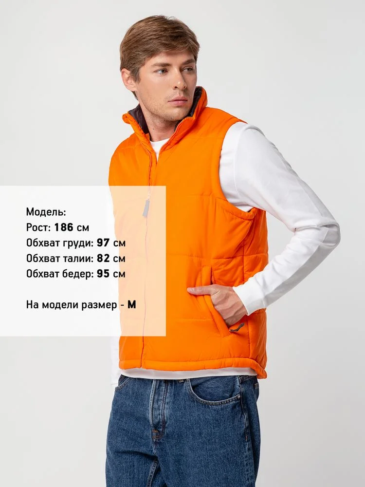 Жилет Warm оранжевый - фото 6