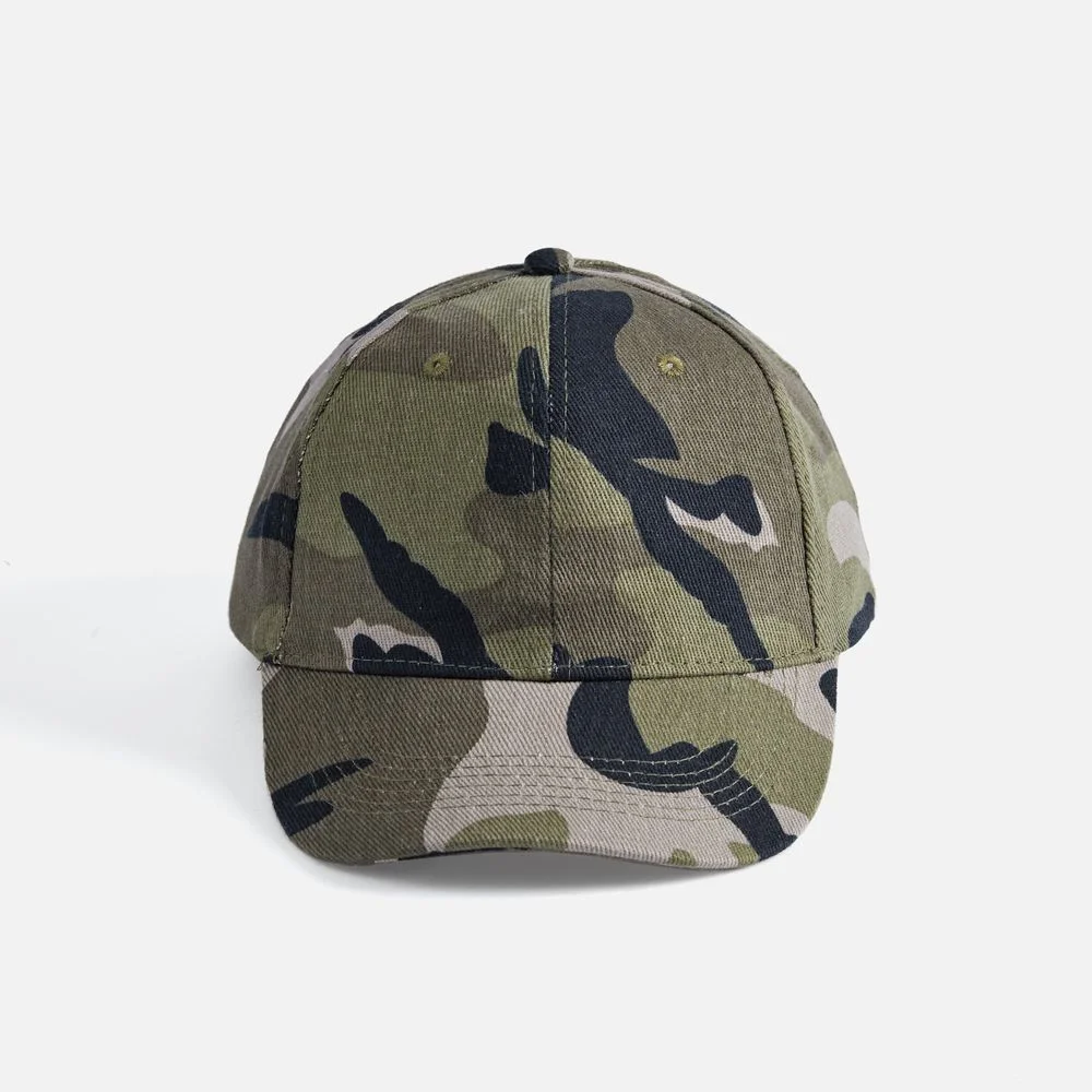 Бейсболка Buffalo зеленый камуфляж - фото 2