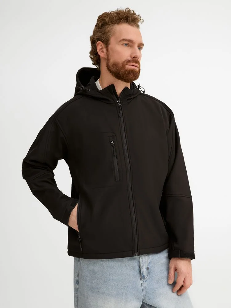 Куртка мужская с капюшоном Replay Men 340, черная - фото 4