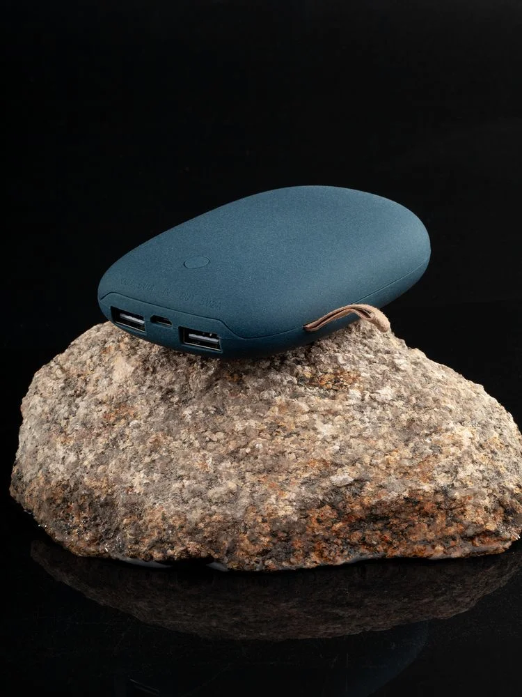 Внешний аккумулятор Pebble 7800 мАч, серо-синий - фото 5