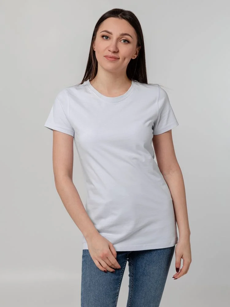 Футболка женская T-bolka Stretch Lady белая - фото 5