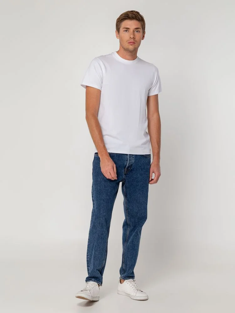 Футболка мужская T-bolka Stretch белая - фото 7