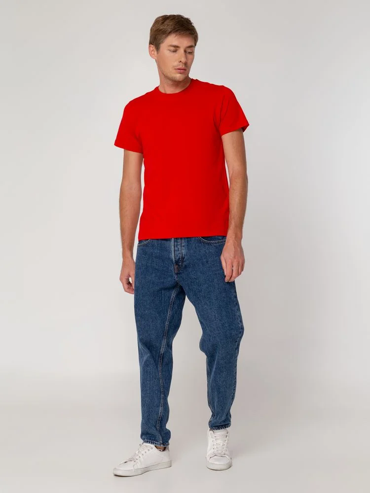 Футболка мужская T-bolka Stretch красная - фото 7