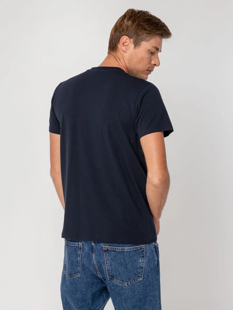 Футболка мужская T-bolka Stretch, темно-синяя - фото 6