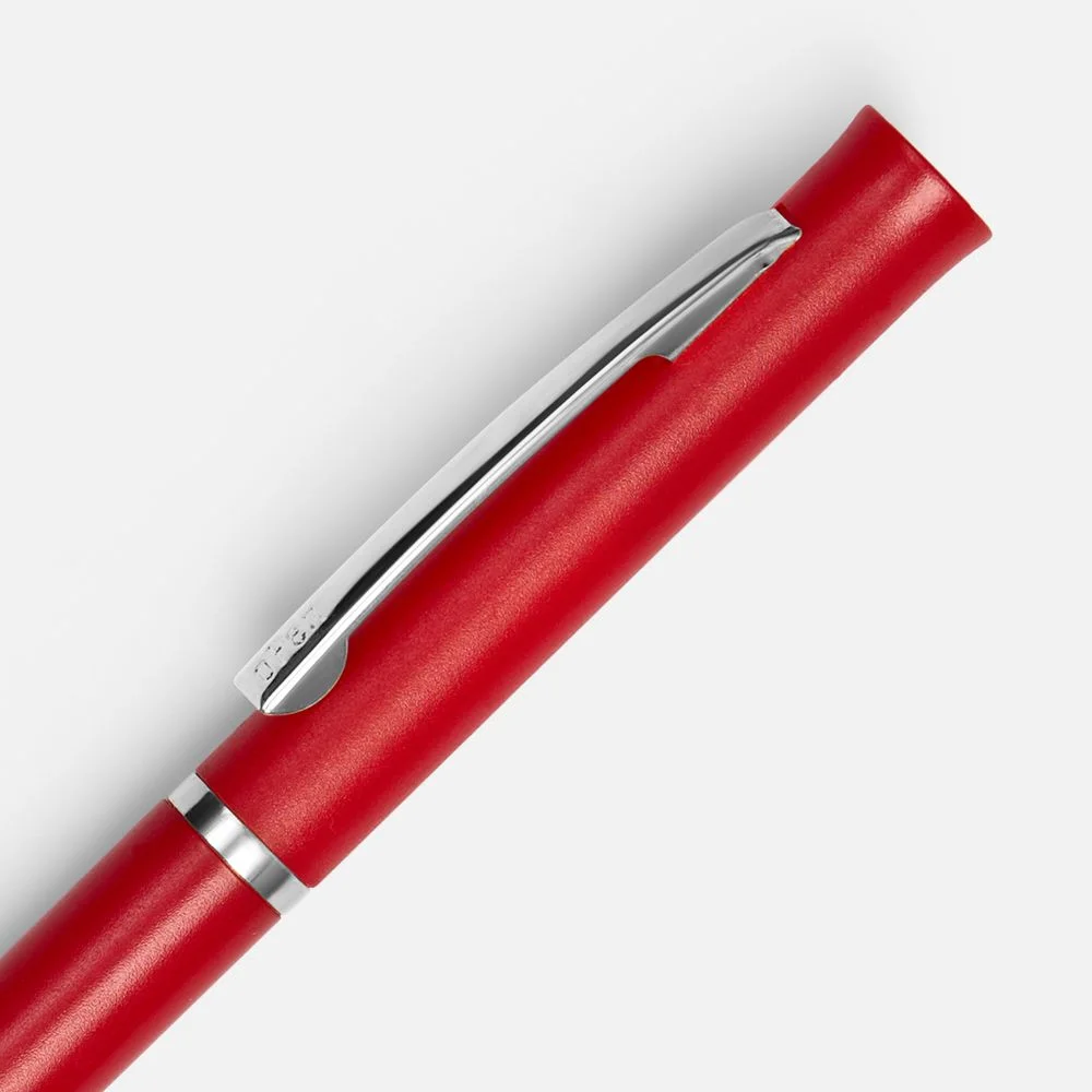 Ручка шариковая Euro Chrome красная - фото 3