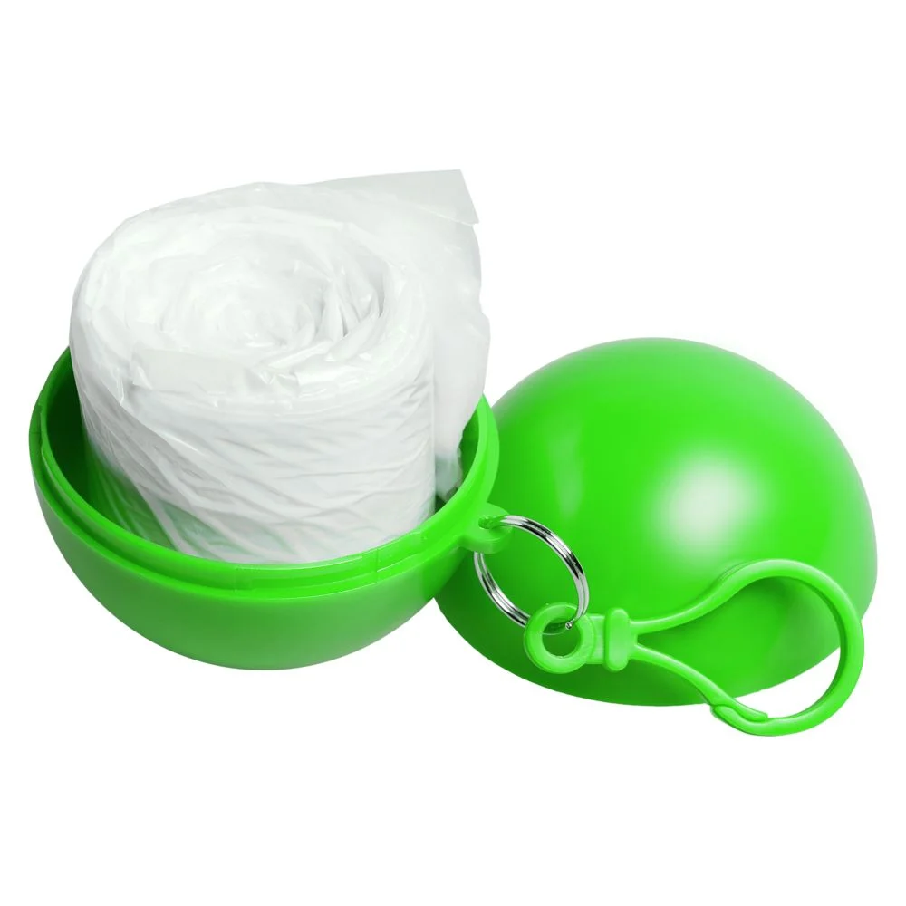 Дождевик в круглом футляре Nimbus, зеленое яблоко - фото 2