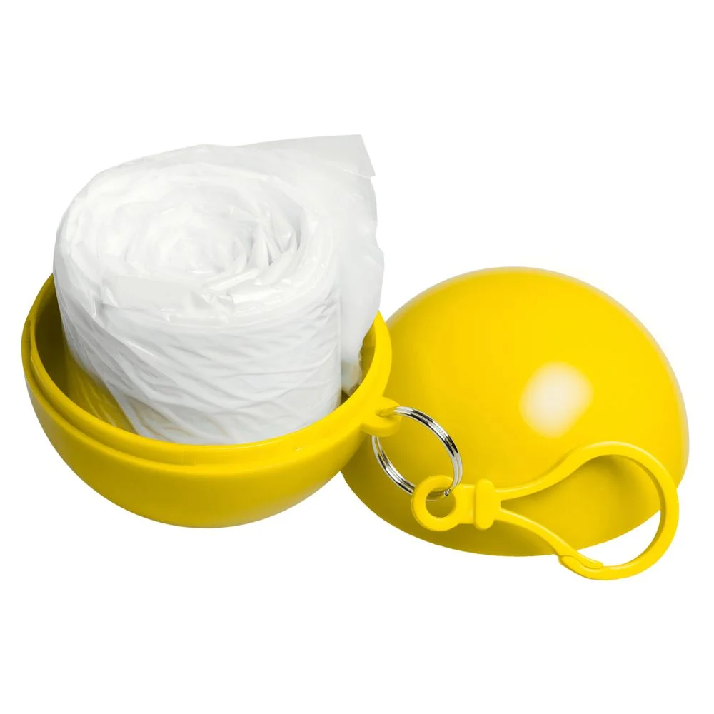 Дождевик в круглом футляре Nimbus, желтый - фото 2