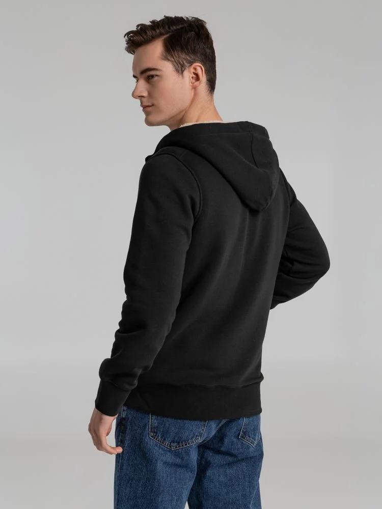 Толстовка унисекс на молнии Sherpa 280 черная - фото 11