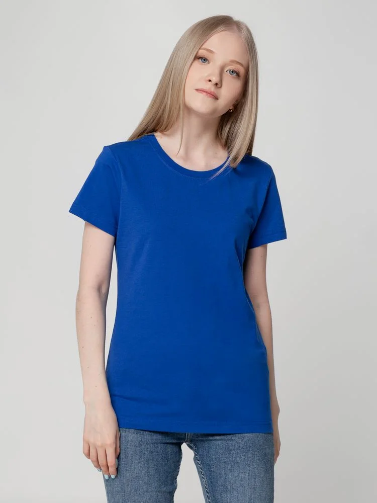 Футболка женская T-bolka Lady ярко-синяя - фото 5