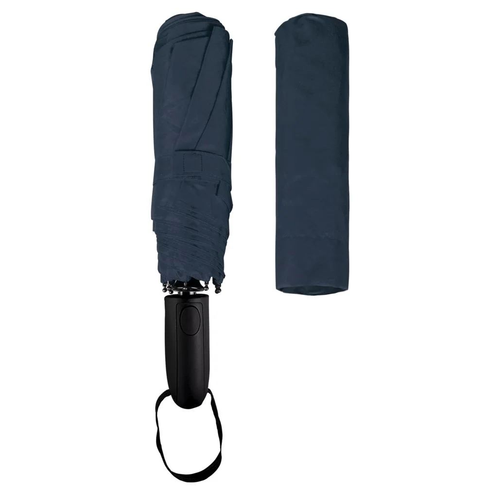 Складной зонт Magic с проявляющимся рисунком темно-синий - фото 5