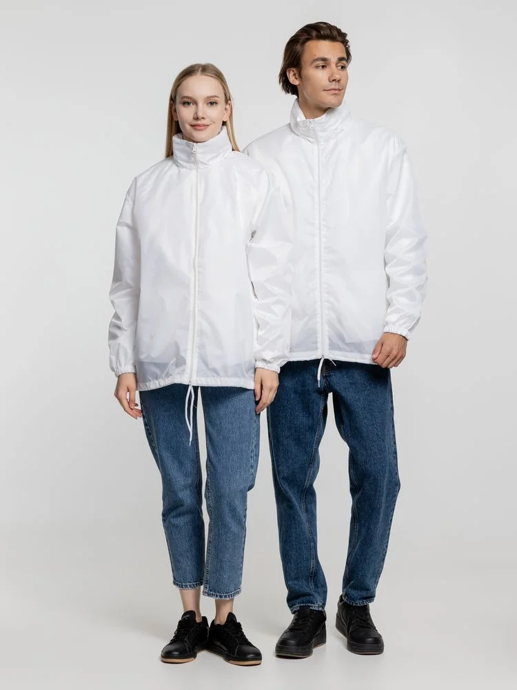 Ветровка унисекс Shift белая - фото 9