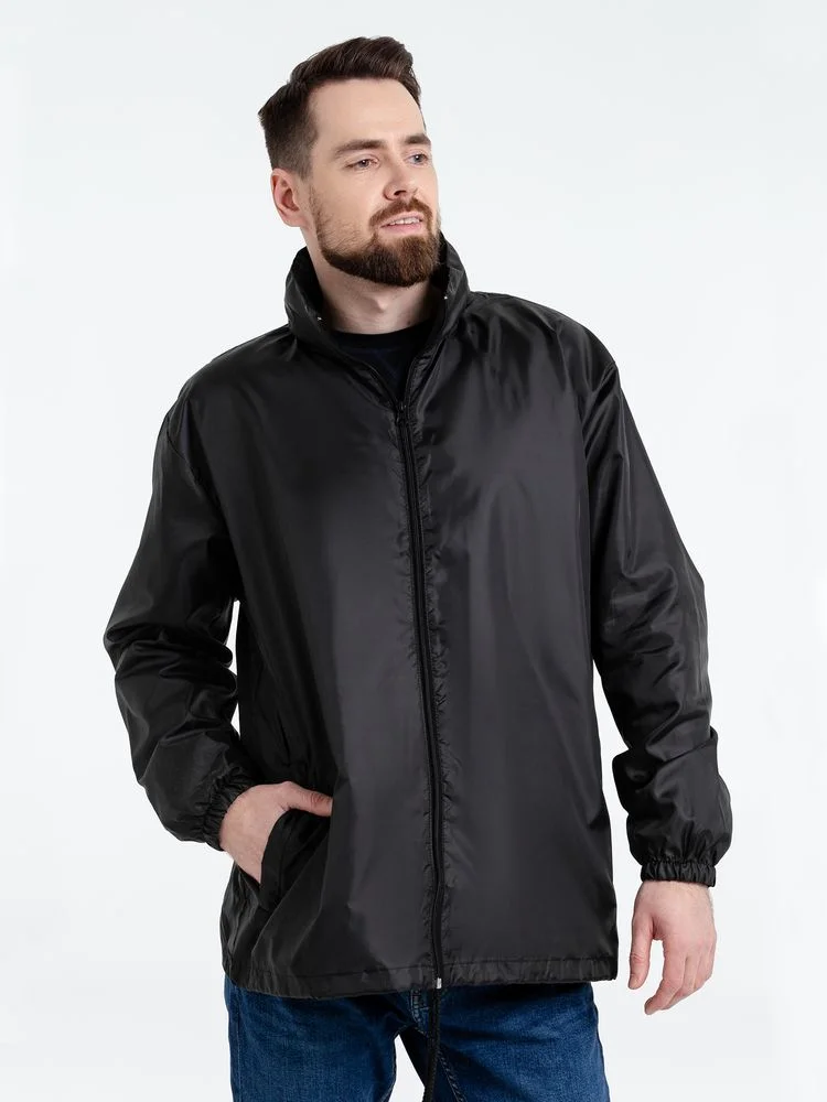 Ветровка унисекс Shift черная - фото 5