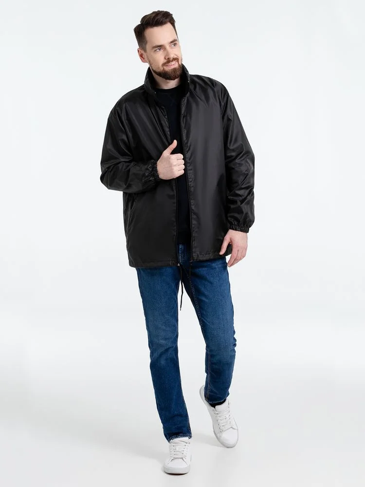 Ветровка унисекс Shift черная - фото 8