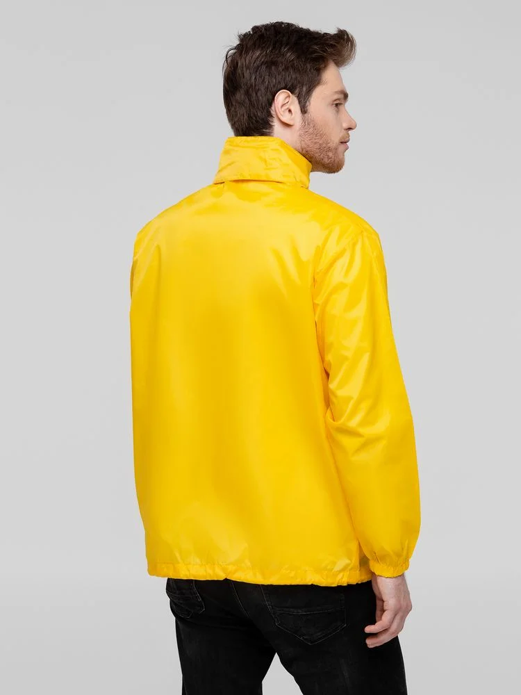 Ветровка унисекс Shift, желтая - фото 6