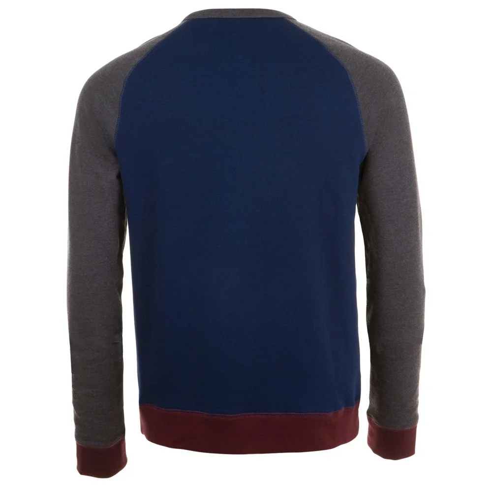 Толстовка унисекс Sandro темно-синяя с черным меланжем - фото 2