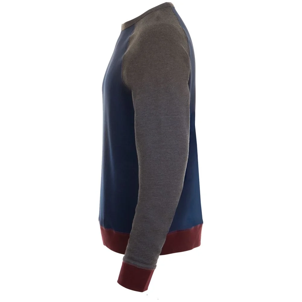 Толстовка унисекс Sandro темно-синяя с черным меланжем - фото 3