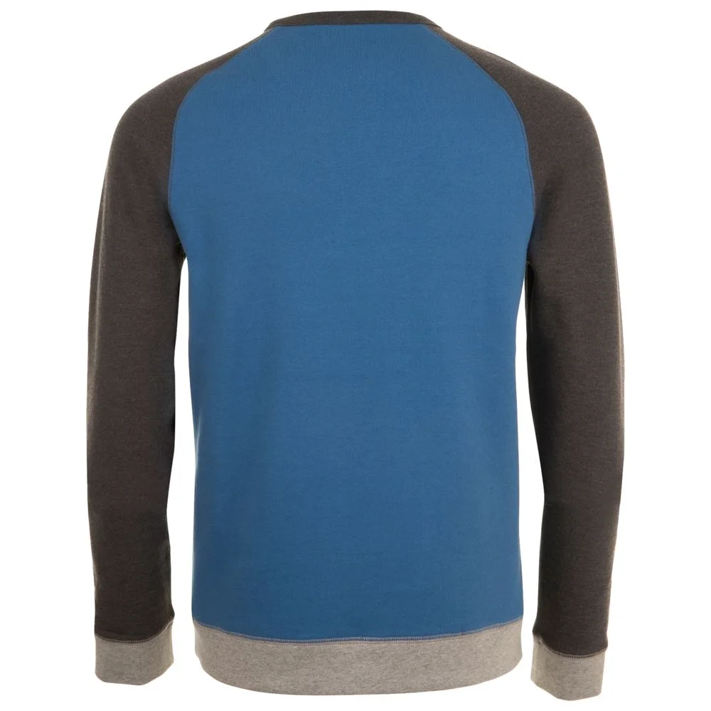 Толстовка унисекс Sandro синяя с черным меланжем - фото 2