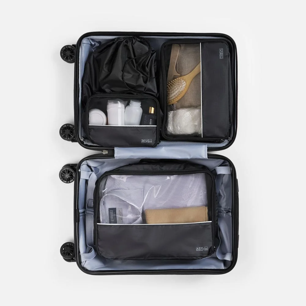 Дорожный набор сумок noJumble 4 в 1 черный - фото 7