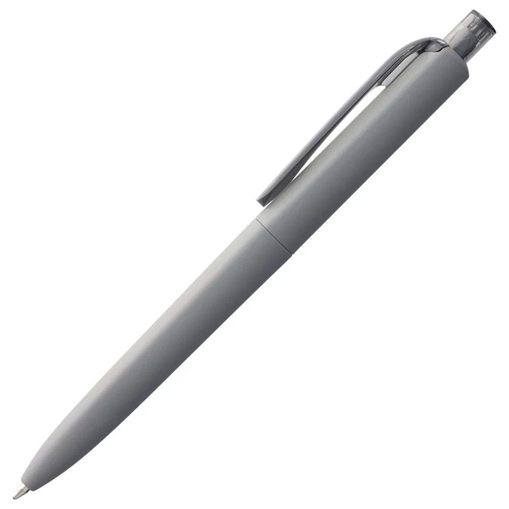 Ручка шариковая Prodir DS8 PRR-T Soft Touch серая - фото 2