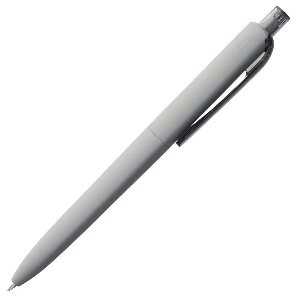 Ручка шариковая Prodir DS8 PRR-T Soft Touch серая - фото 3