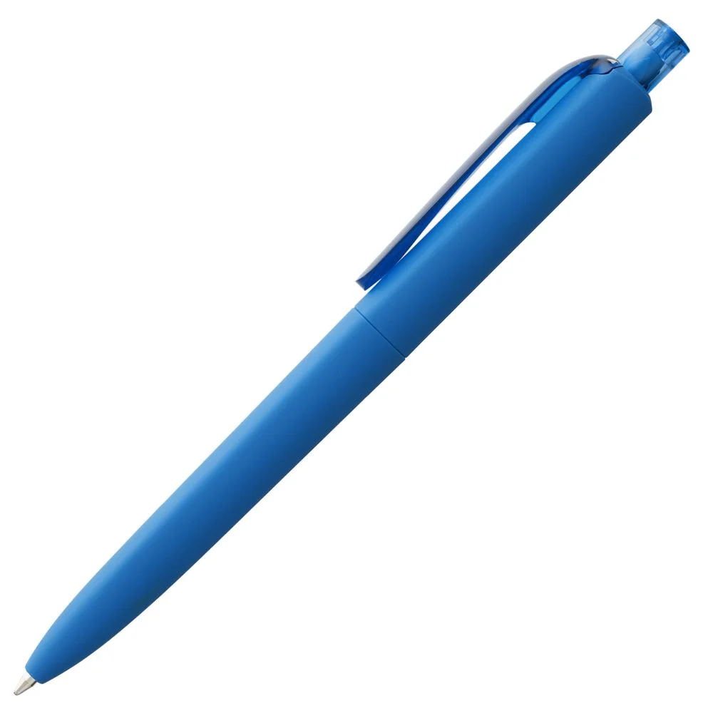 Ручка шариковая Prodir DS8 PRR-T Soft Touch голубая - фото 2