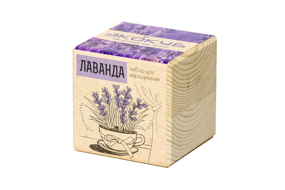 Набор для выращивания «Экокуб», лаванда - фото 3