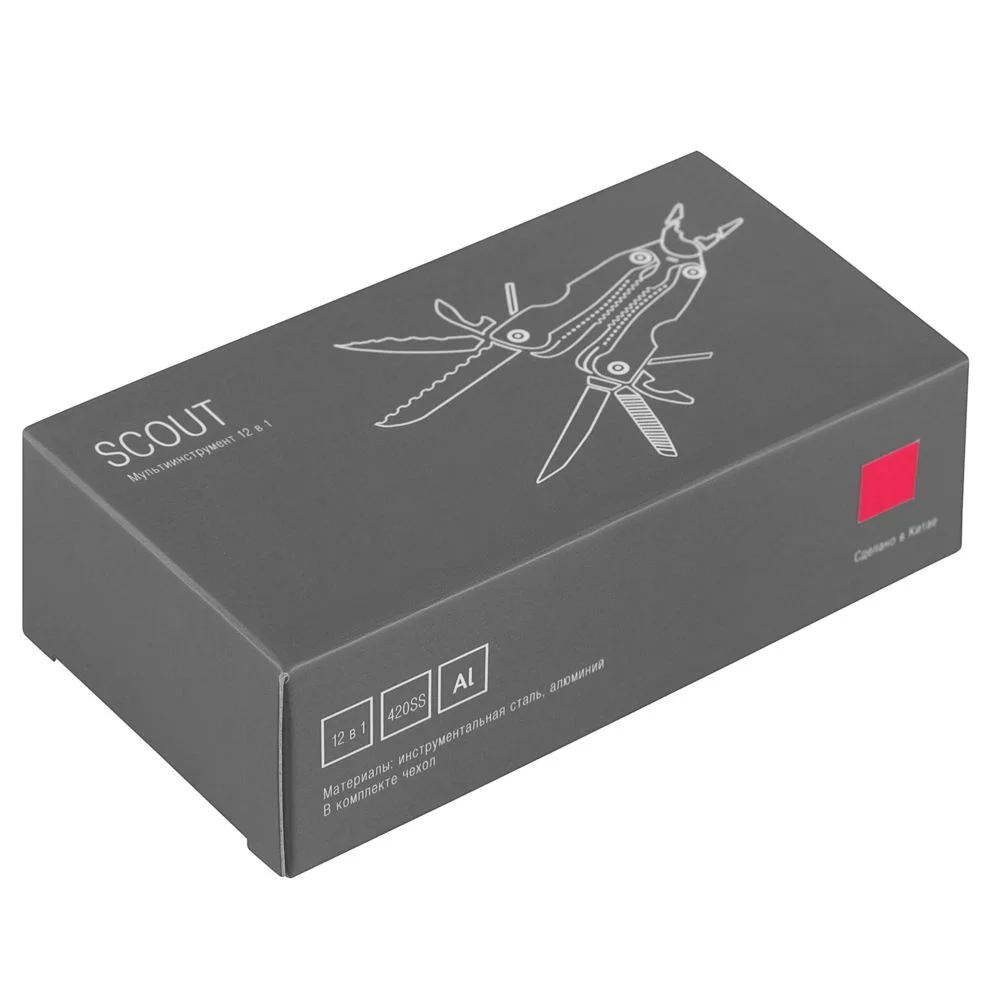 Мультитул Scout красный - фото 6