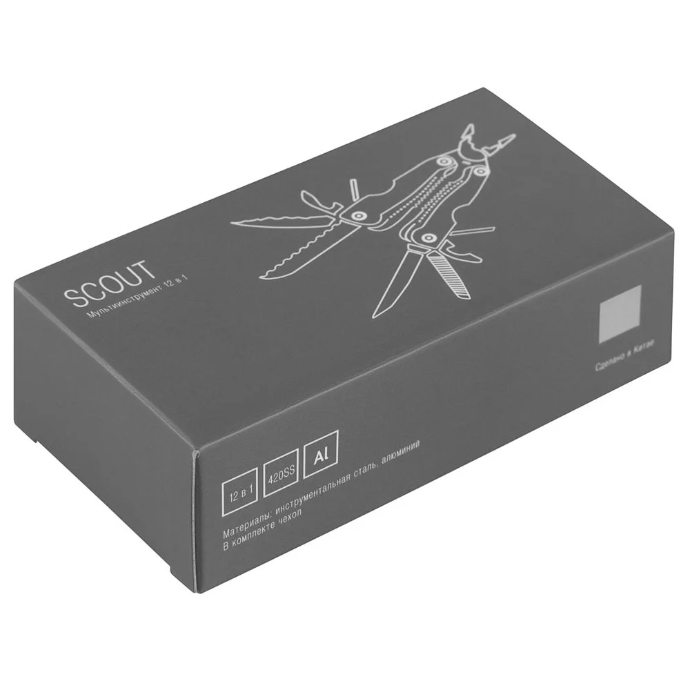 Мультитул Scout серебристый - фото 6