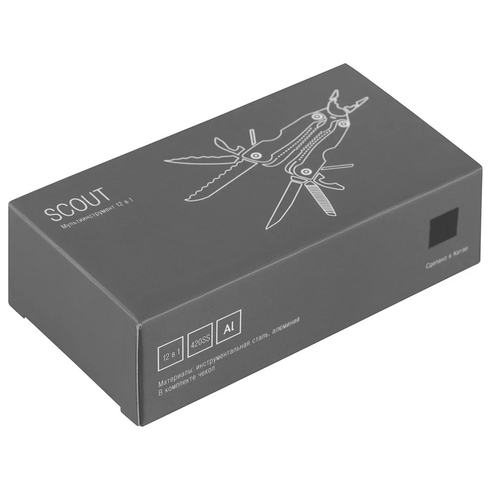 Мультитул Scout черный - фото 6