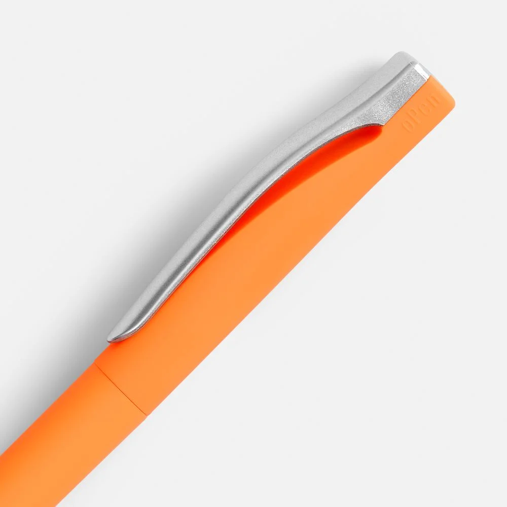 Ручка шариковая Pin Soft Touch оранжевая - фото 3