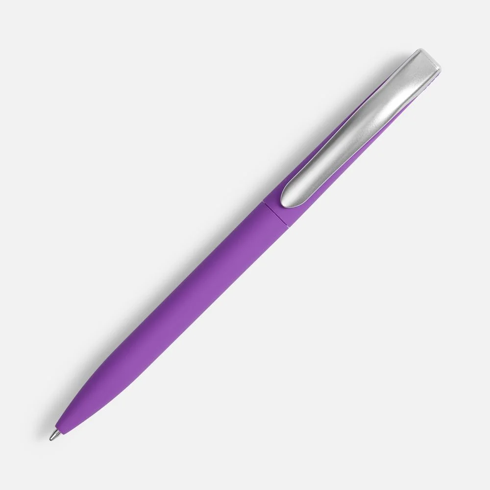 Ручка шариковая Pin Soft Touch фиолетовая - фото 2