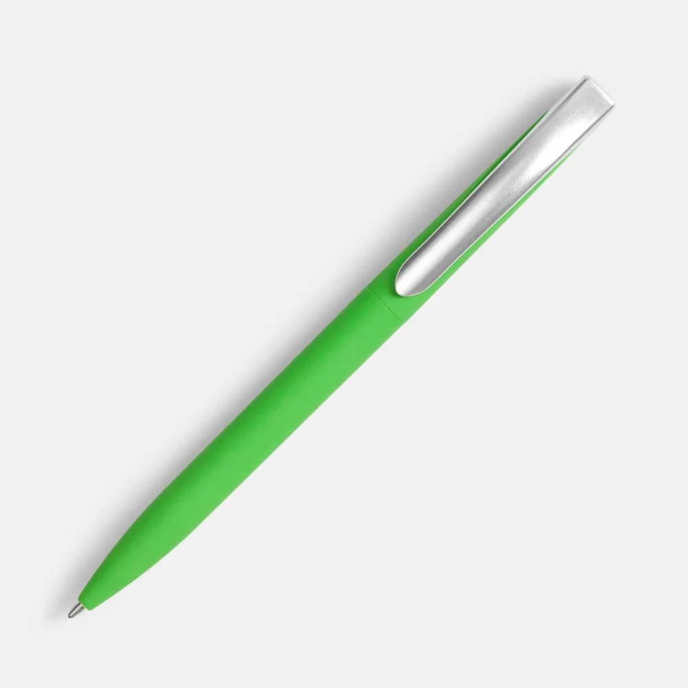 Ручка шариковая Pin Soft Touch зеленая - фото 2