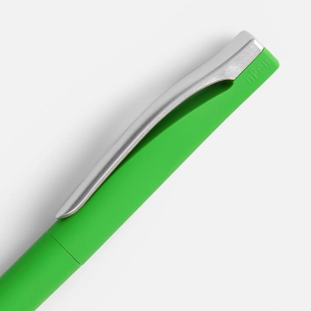 Ручка шариковая Pin Soft Touch зеленая - фото 3